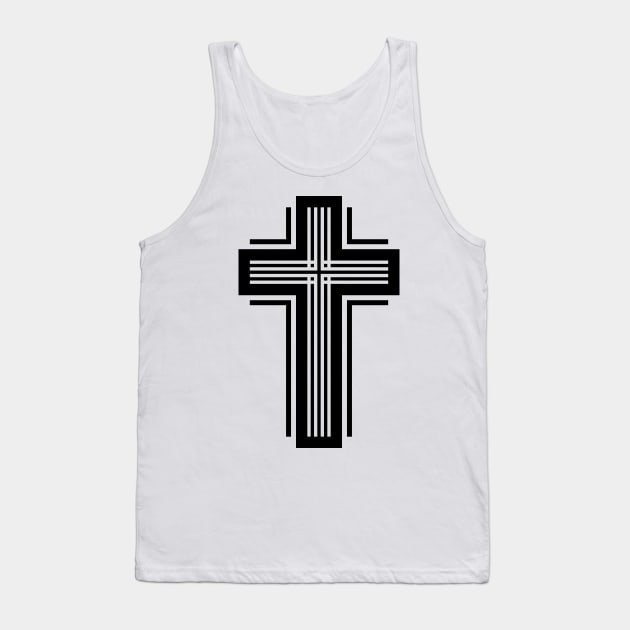 The cross is a symbol of the crucifixion of the Son of God for the sins of mankind. Tank Top by Reformer